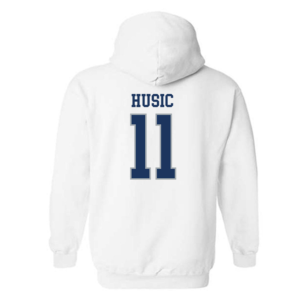 Monmouth - NCAA Women's Soccer : Lindsey Husic - Classic Fashion Shersey Hooded Sweatshirt