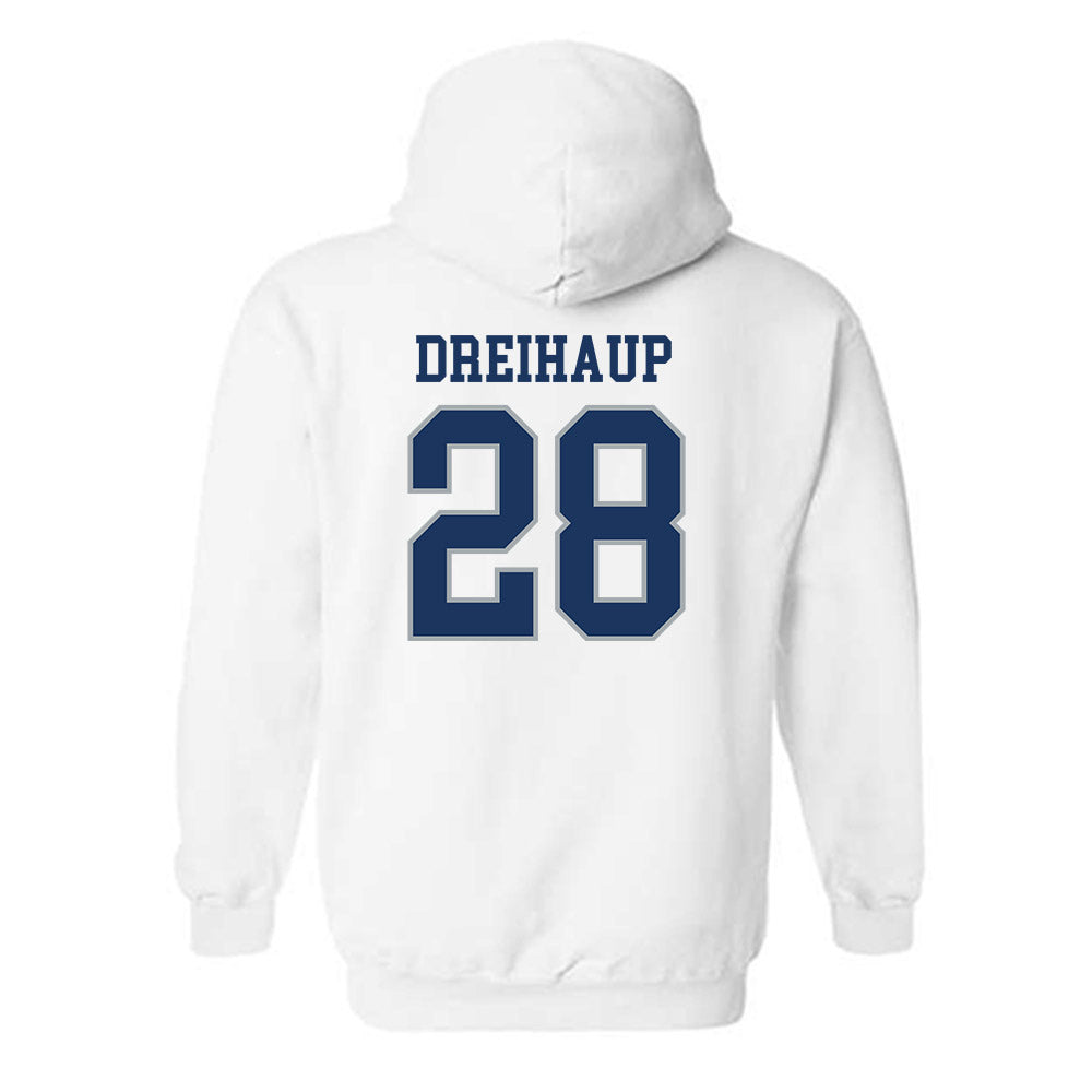 Monmouth - NCAA Women's Soccer : Alex Dreihaup - Classic Fashion Shersey Hooded Sweatshirt-1