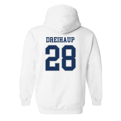 Monmouth - NCAA Women's Soccer : Alex Dreihaup - Classic Fashion Shersey Hooded Sweatshirt-1