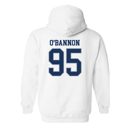 Monmouth - NCAA Football : Justin O'Bannon - Classic Fashion Shersey Hooded Sweatshirt