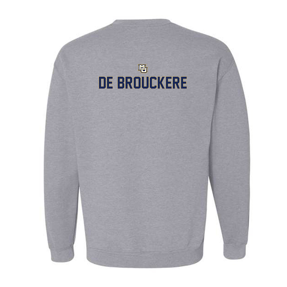 Marquette - NCAA Men's Track & Field : Niels De Brouckere - Generic Shersey Crewneck Sweatshirt-1