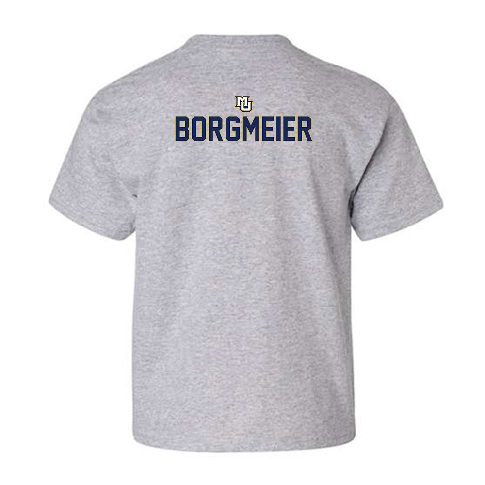 Marquette - NCAA Men's Track & Field : Max Borgmeier - Generic Shersey Youth T-Shirt-1
