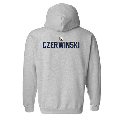 Marquette - NCAA Men's Track & Field : Russell Czerwinski - Generic Shersey Hooded Sweatshirt