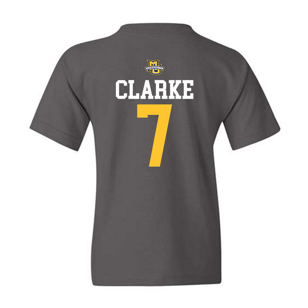 Marquette - NCAA Women's Soccer : Kiara Clarke - Sports Shersey Youth T-Shirt