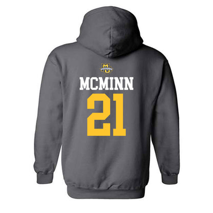 Marquette - NCAA Women's Soccer : Kiley McMinn - Sports Shersey Hooded Sweatshirt-1