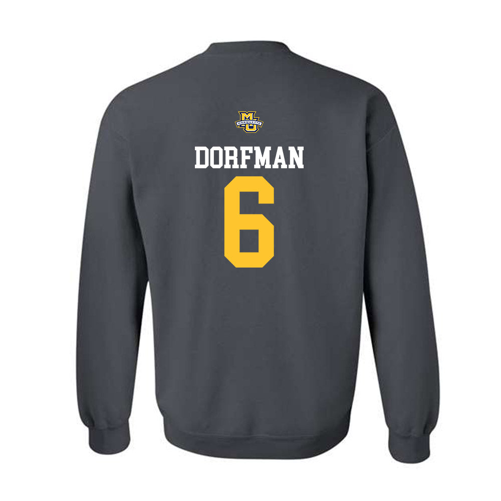 Marquette - NCAA Women's Soccer : Coco Dorfman - Sports Shersey Crewneck Sweatshirt-1