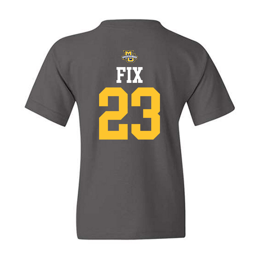 Marquette - NCAA Women's Soccer : Emily Fix - Sports Shersey Youth T-Shirt-1