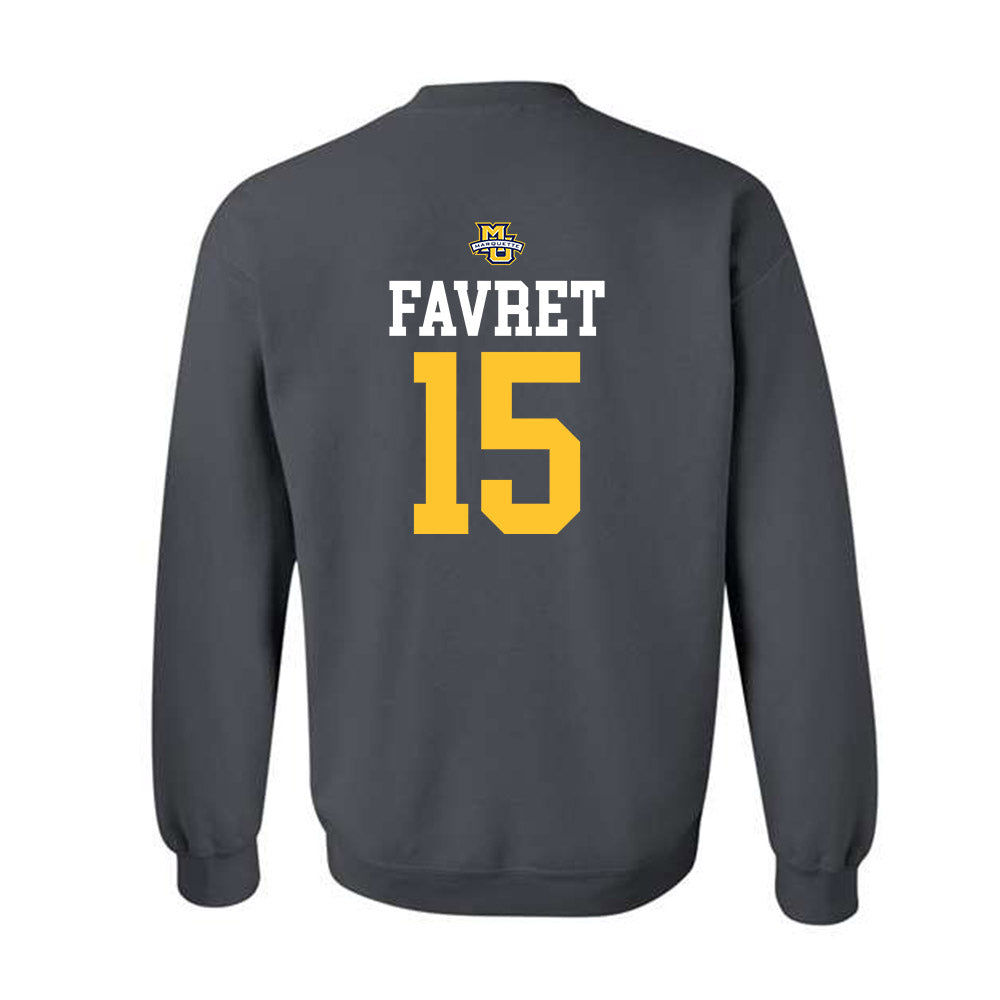 Marquette - NCAA Women's Soccer : Cecilia Favret - Sports Shersey Crewneck Sweatshirt