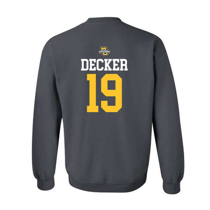Marquette - NCAA Women's Soccer : Meg Decker - Sports Shersey Crewneck Sweatshirt-1
