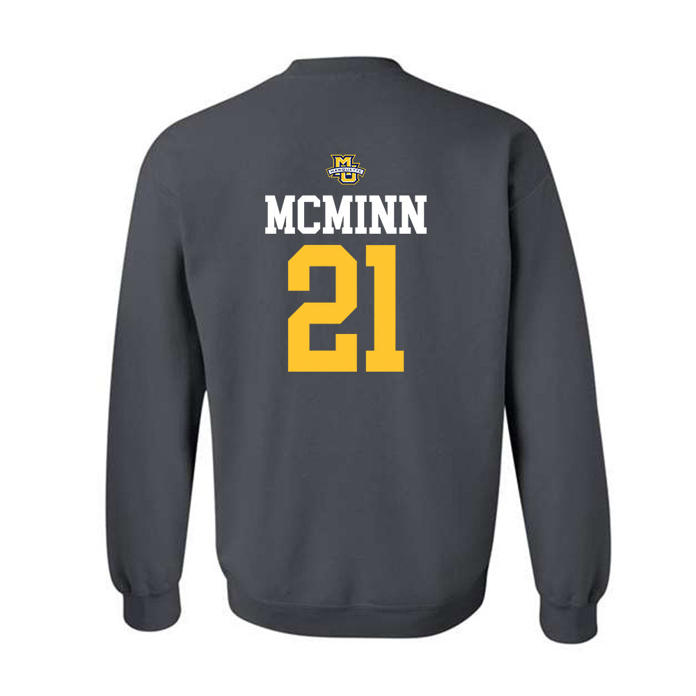 Marquette - NCAA Women's Soccer : Kiley McMinn - Sports Shersey Crewneck Sweatshirt-1