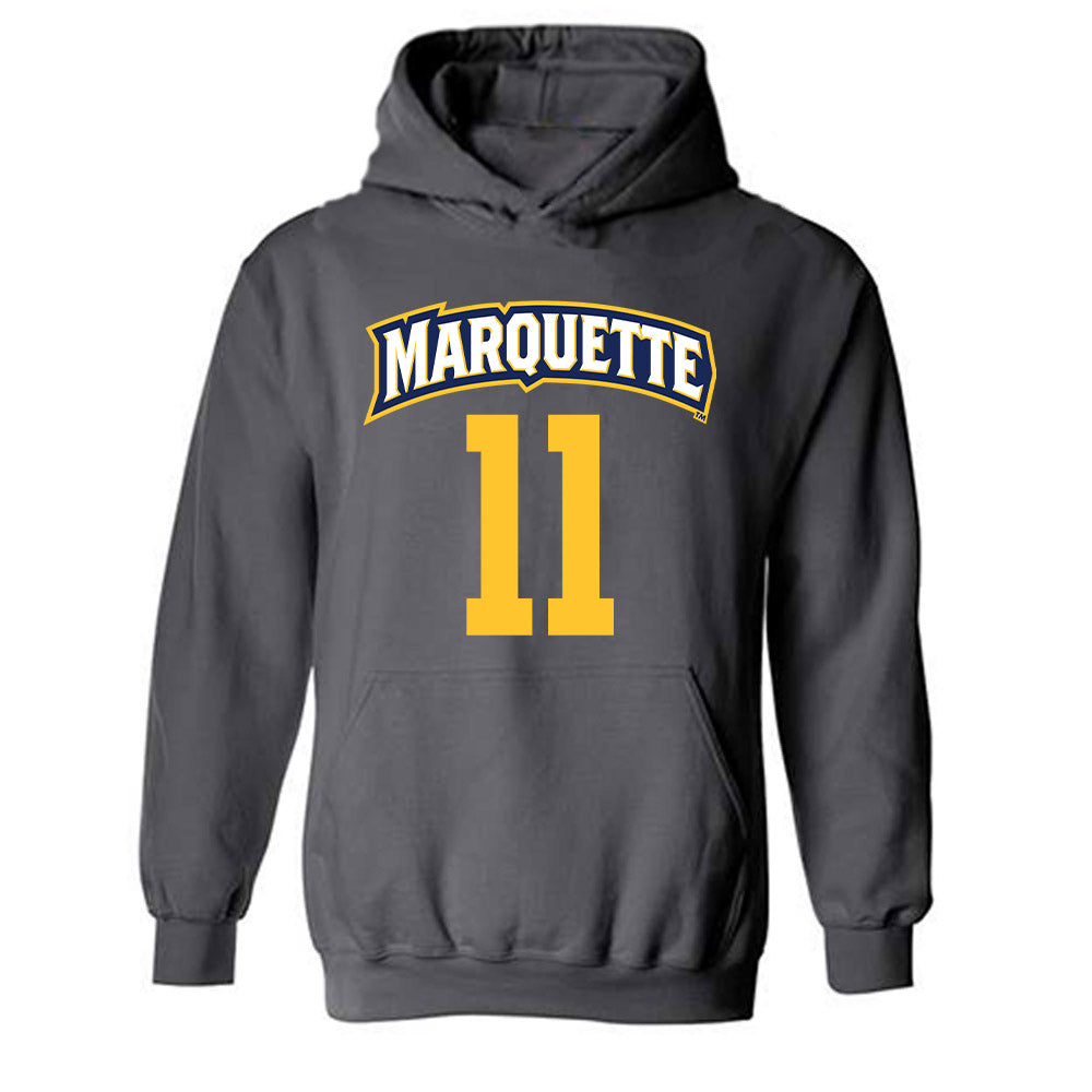 Marquette - NCAA Women's Soccer : Paige Dziedzic - Sports Shersey Hooded Sweatshirt-0