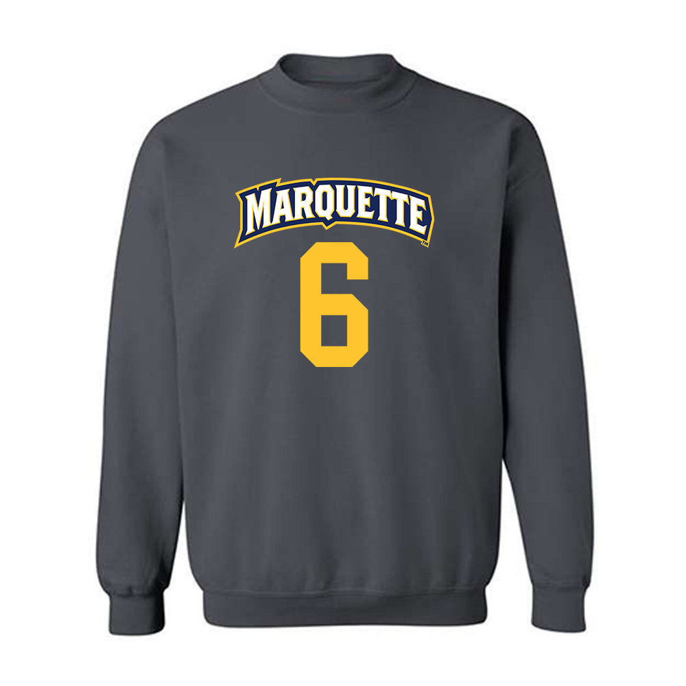 Marquette - NCAA Women's Soccer : Coco Dorfman - Sports Shersey Crewneck Sweatshirt-0