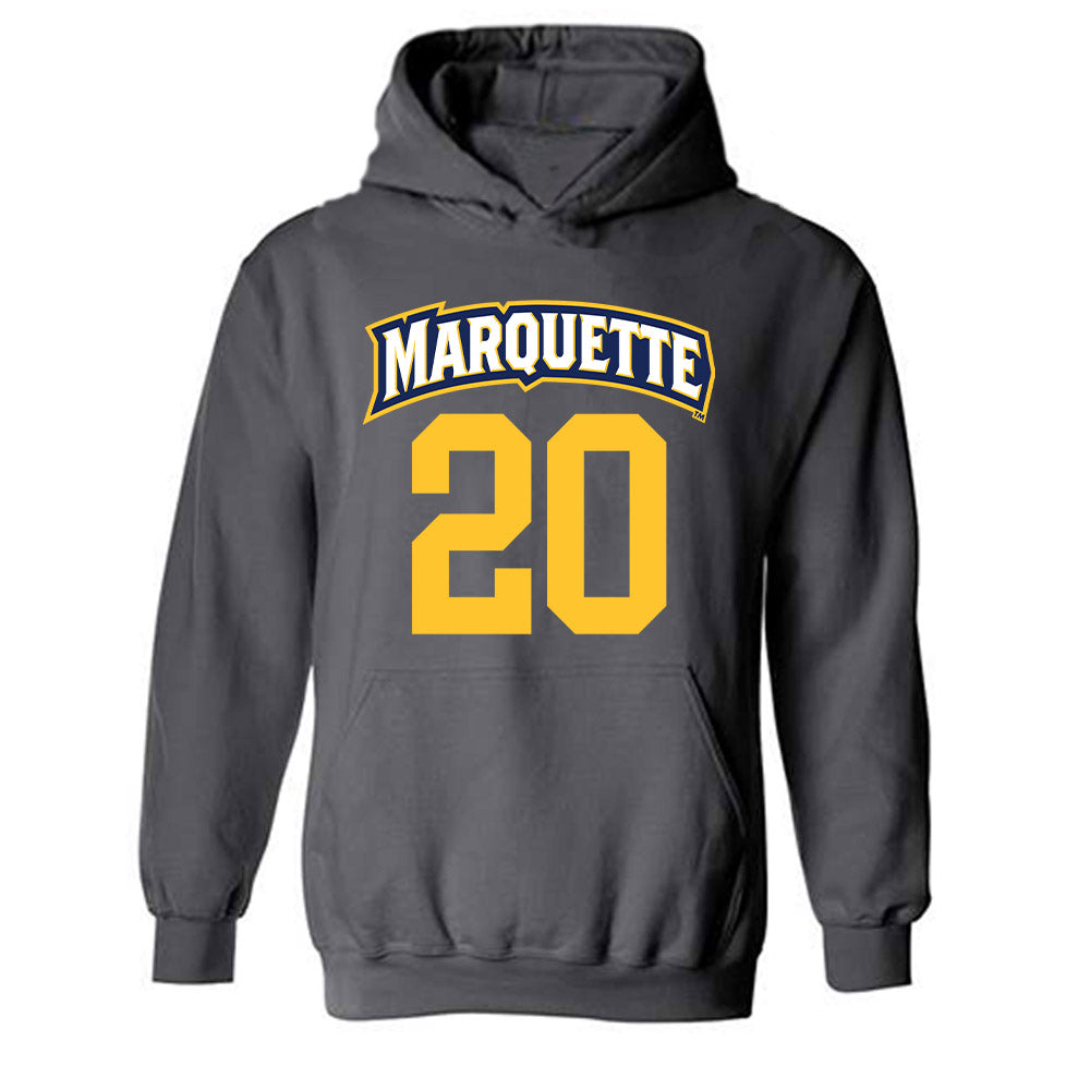 Marquette - NCAA Women's Soccer : Lilly Coats - Sports Shersey Hooded Sweatshirt