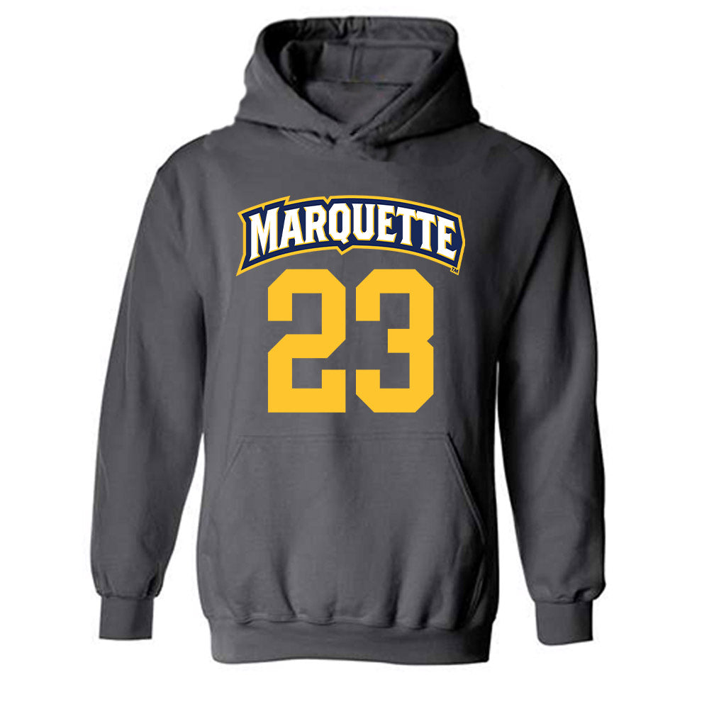 Marquette - NCAA Women's Soccer : Emily Fix - Sports Shersey Hooded Sweatshirt-0