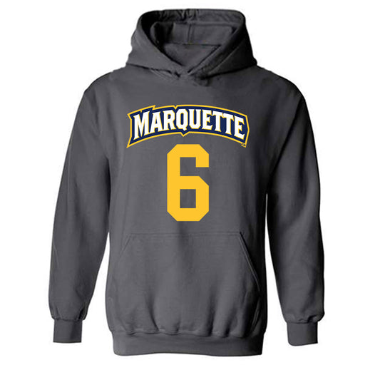Marquette - NCAA Women's Soccer : Coco Dorfman - Sports Shersey Hooded Sweatshirt-0