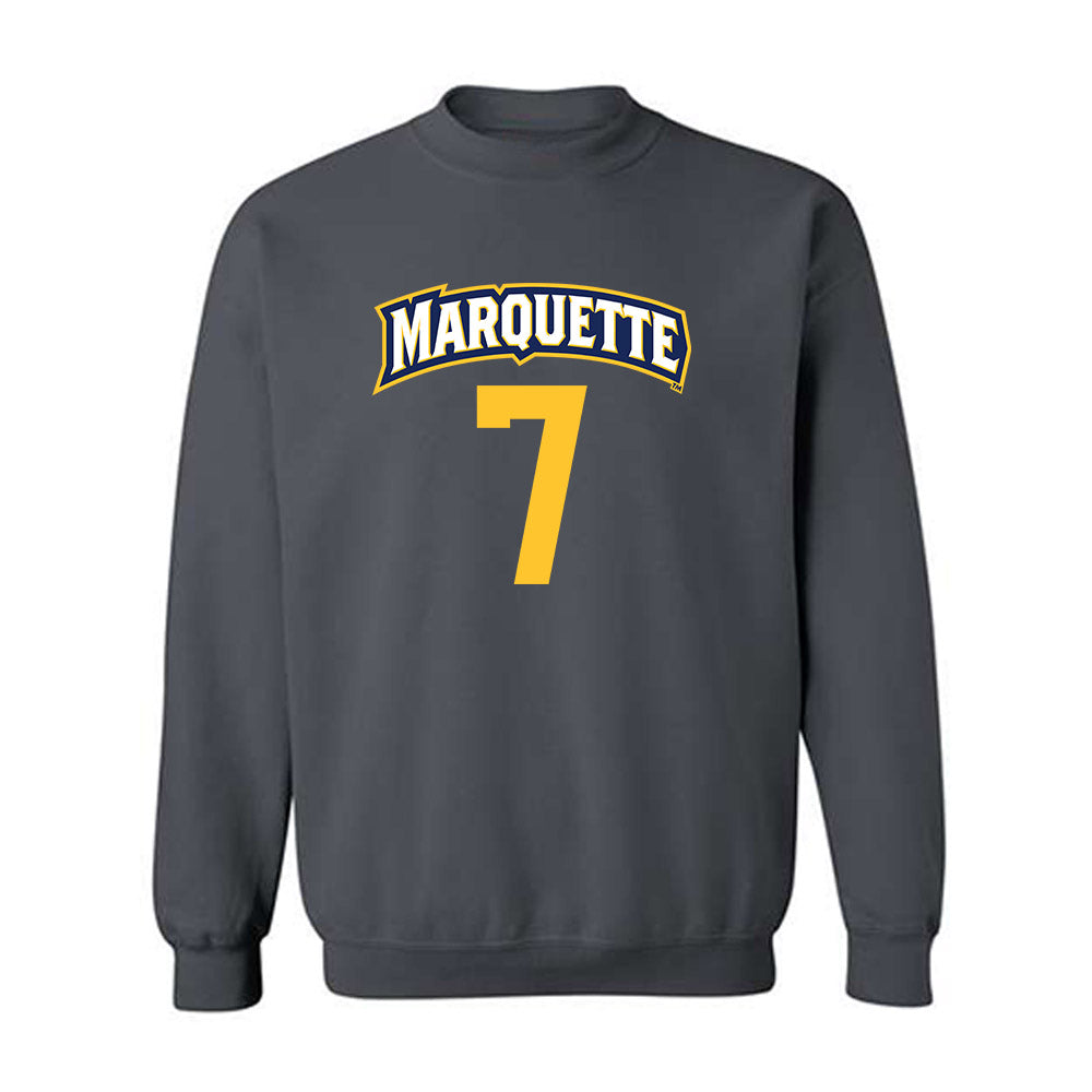 Marquette - NCAA Women's Soccer : Kiara Clarke - Sports Shersey Crewneck Sweatshirt