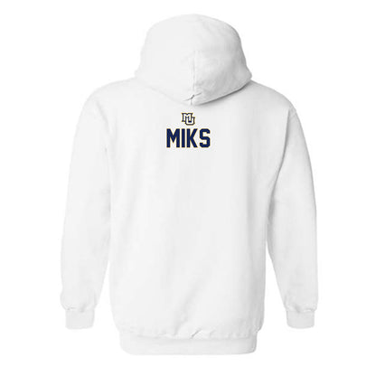 Marquette - NCAA Men's Lacrosse : Carson Miks - Generic Shersey Hooded Sweatshirt-1