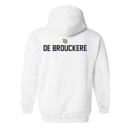 Marquette - NCAA Men's Track & Field : Niels De Brouckere - Generic Shersey Hooded Sweatshirt-1