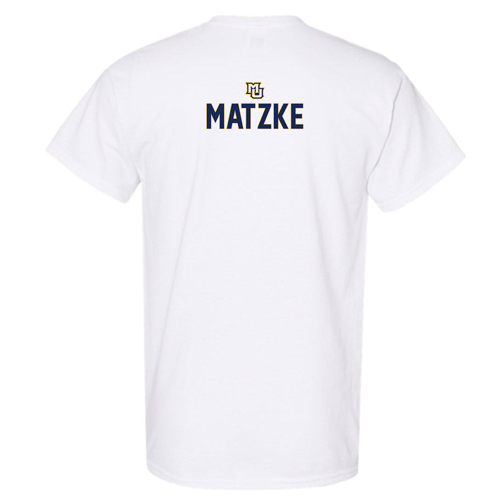 Marquette - NCAA Men's Track & Field : Alex Matzke - Generic Shersey T-Shirt-1