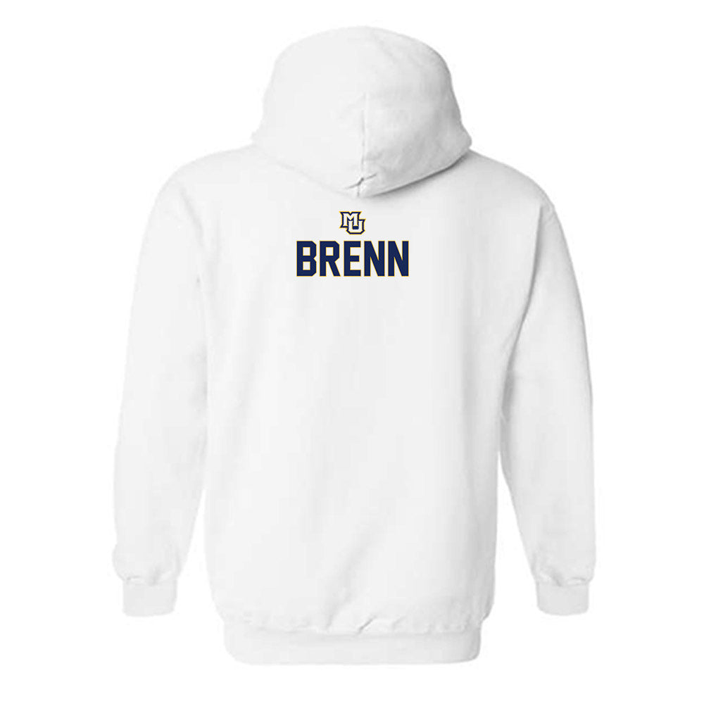 Marquette - NCAA Men's Basketball : Braeden Brenn - Generic Shersey Hooded Sweatshirt-1