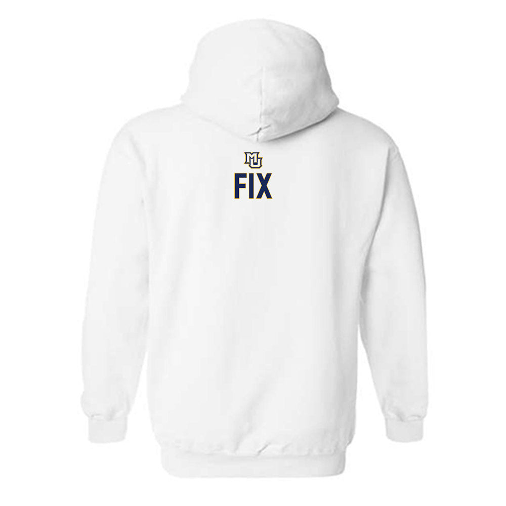 Marquette - NCAA Women's Soccer : Emily Fix - Generic Shersey Hooded Sweatshirt-1