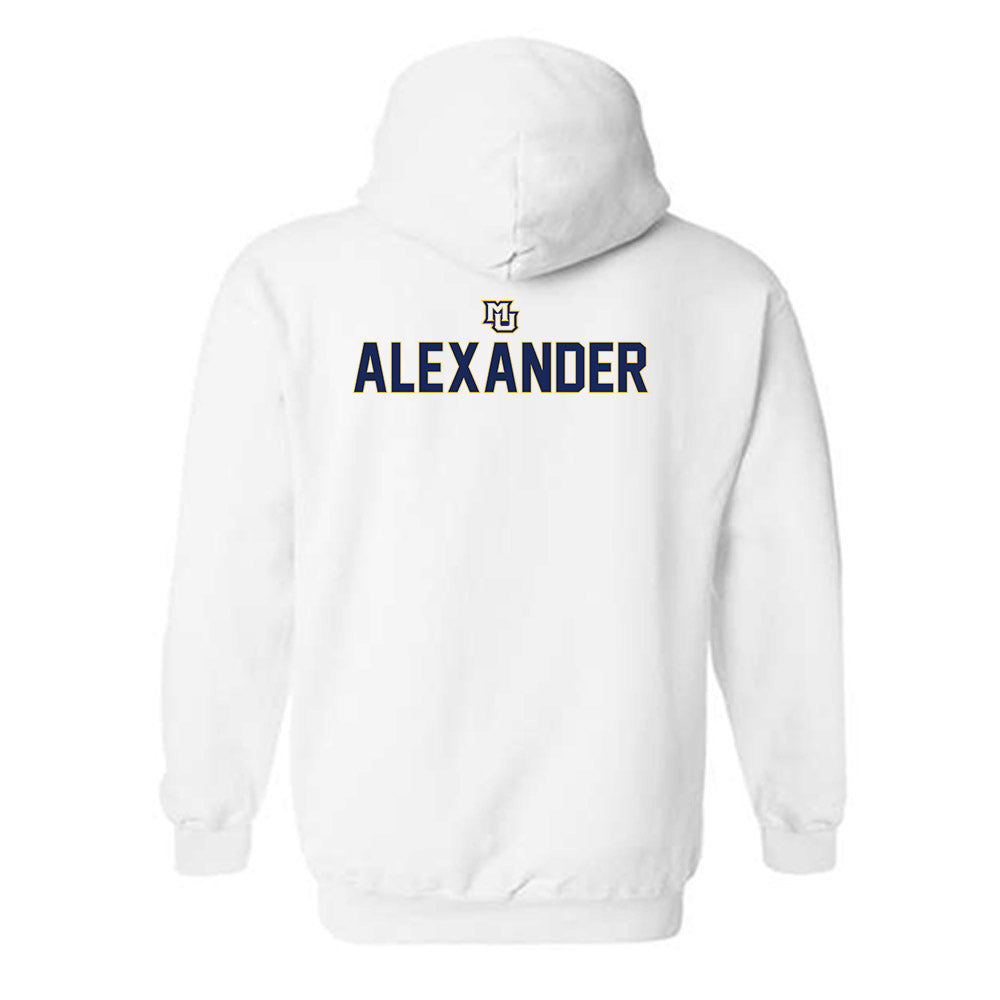 Marquette - NCAA Women's Lacrosse : Taylor Alexander - Generic Shersey Hooded Sweatshirt