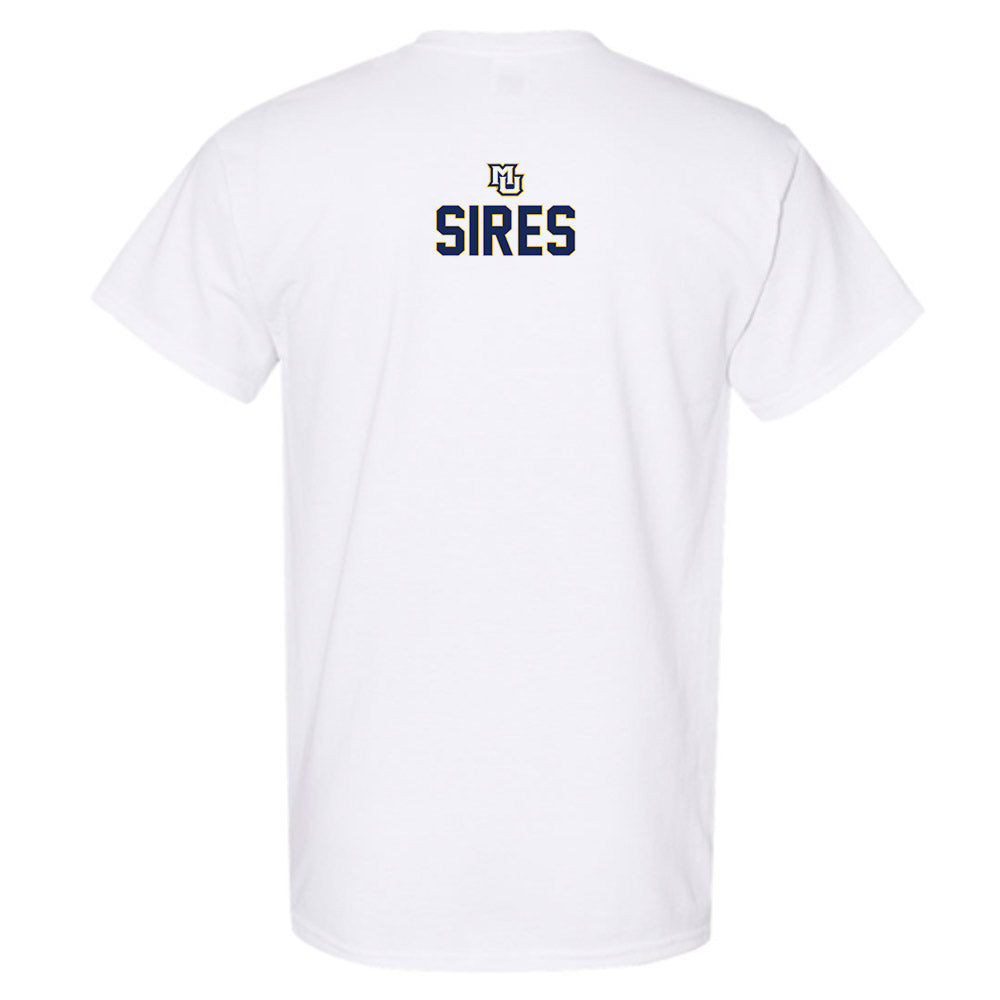 Marquette - NCAA Men's Lacrosse : Ronald Sires - Generic Shersey T-Shirt-1