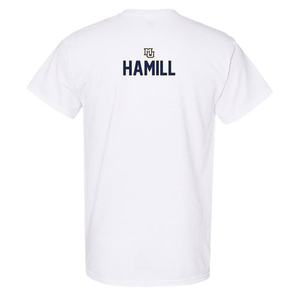 Marquette - NCAA Men's Lacrosse : Matt Hamill - Generic Shersey T-Shirt-1