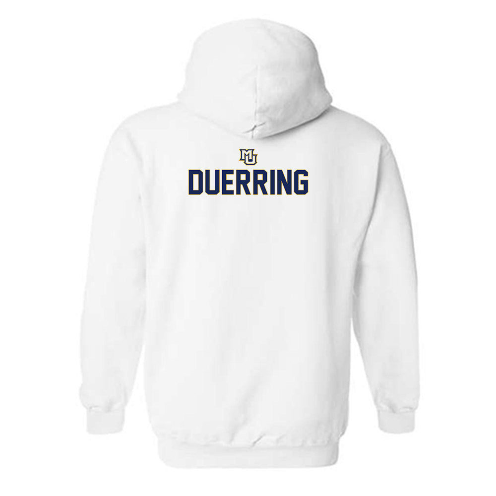 Marquette - NCAA Men's Lacrosse : Dylan Duerring - Generic Shersey Hooded Sweatshirt-1