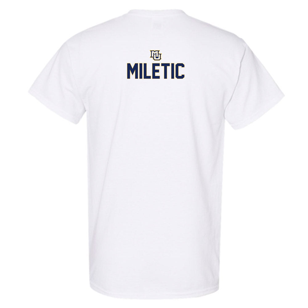 Marquette - NCAA Men's Basketball : Ian Miletic - Generic Shersey T-Shirt-1