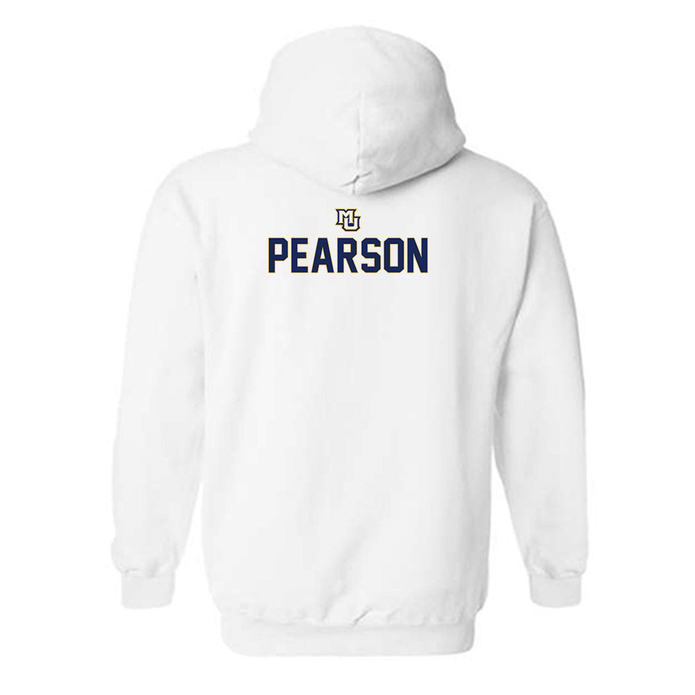 Marquette - NCAA Men's Basketball : Sheek Pearson - Generic Shersey Hooded Sweatshirt-1