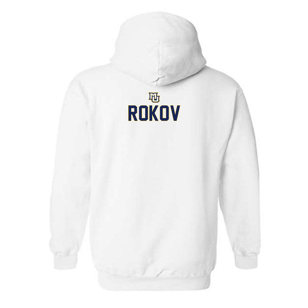 Marquette - NCAA Men's Soccer : Gabriel Rokov - Generic Shersey Hooded Sweatshirt