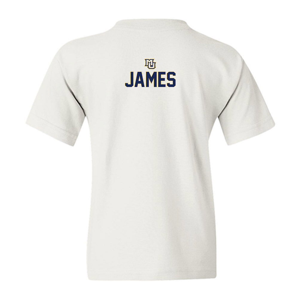Marquette - NCAA Men's Basketball : Nigel James - Generic Shersey Youth T-Shirt-1