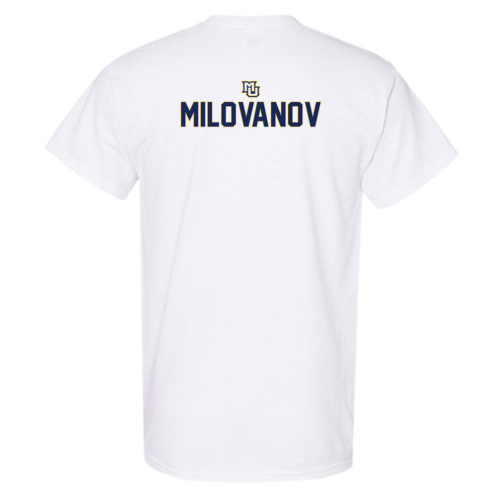 Marquette - NCAA Men's Soccer : Justin Milovanov - Generic Shersey T-Shirt-1