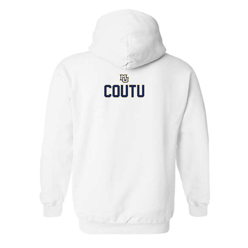 Marquette - NCAA Men's Lacrosse : Connor Coutu - Generic Shersey Hooded Sweatshirt-1