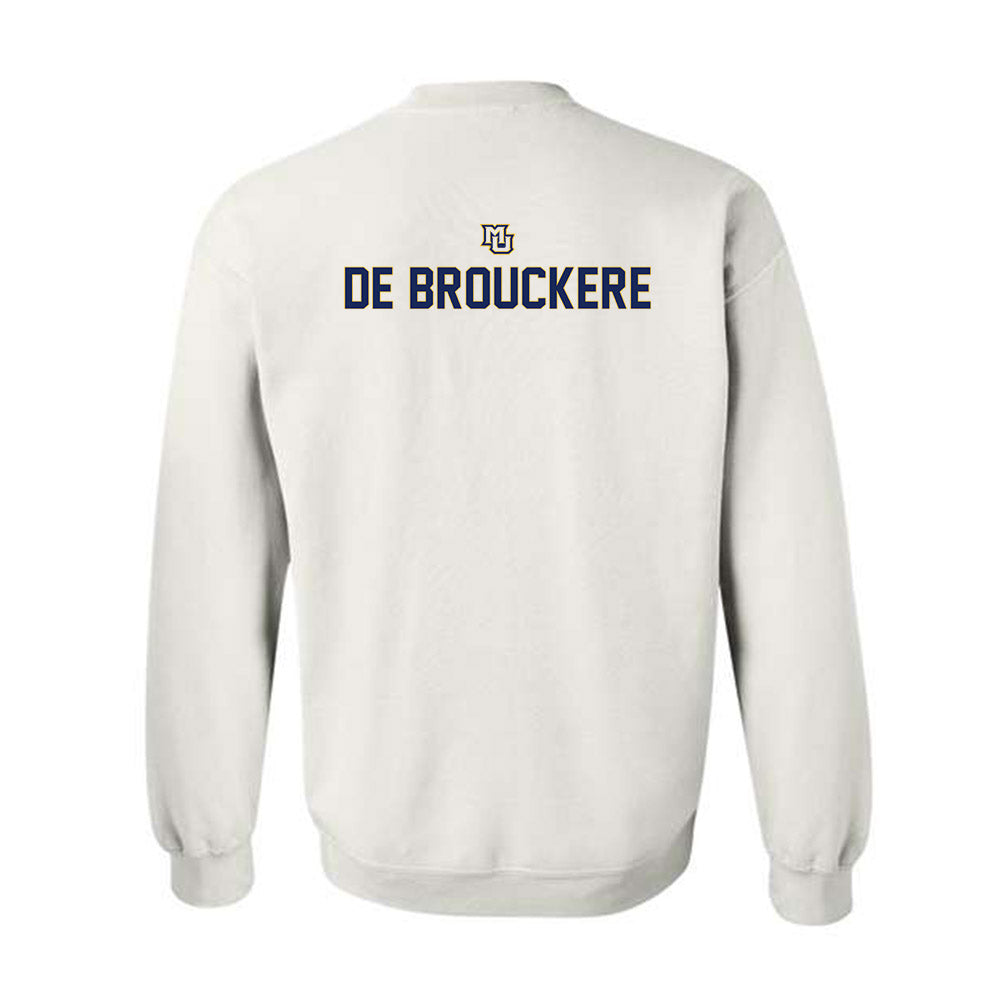 Marquette - NCAA Men's Track & Field : Niels De Brouckere - Generic Shersey Crewneck Sweatshirt-1