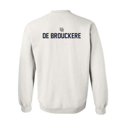 Marquette - NCAA Men's Track & Field : Niels De Brouckere - Generic Shersey Crewneck Sweatshirt-1