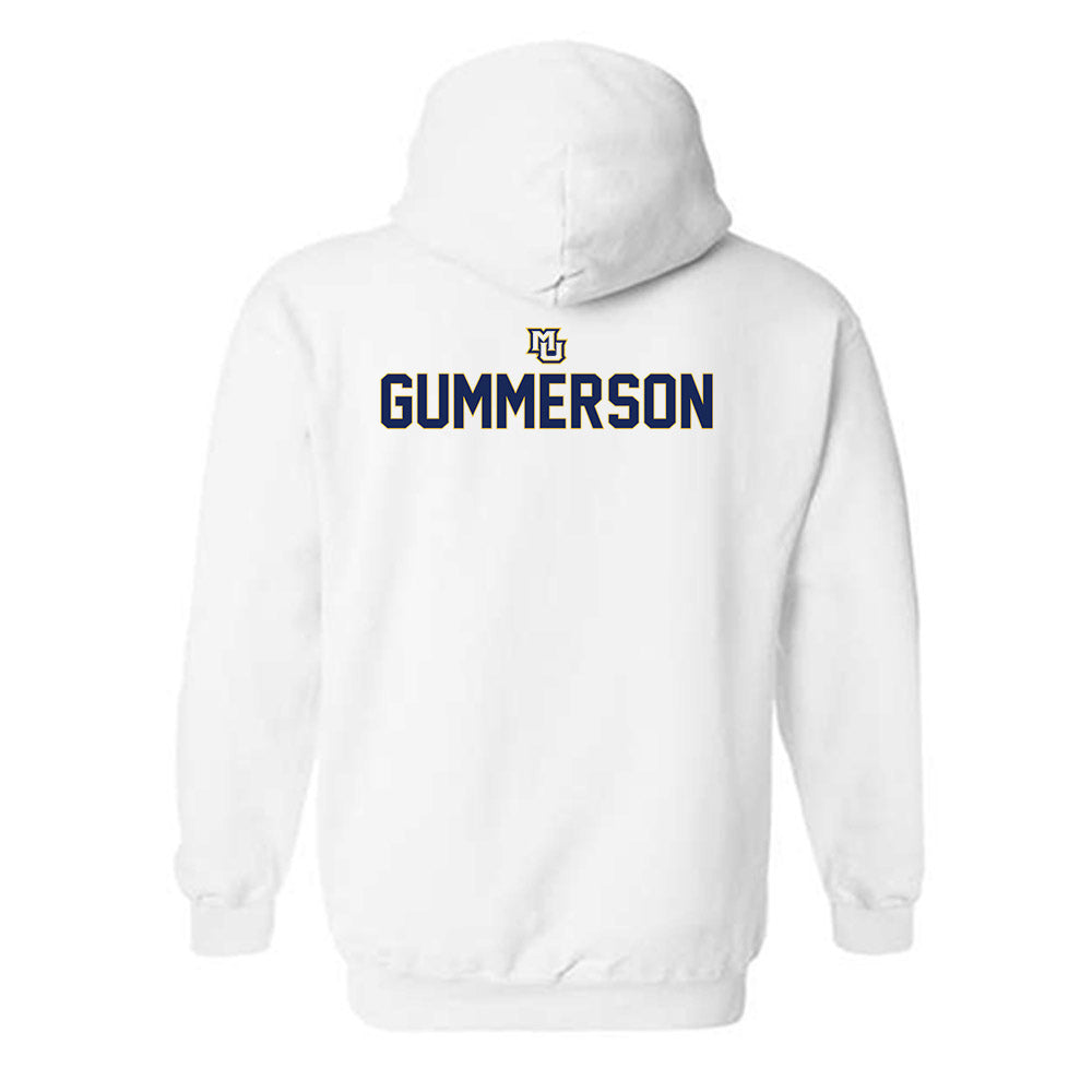 Marquette - NCAA Women's Cross Country : Taya Gummerson - Generic Shersey Hooded Sweatshirt-1