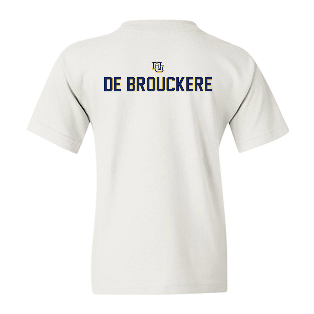 Marquette - NCAA Men's Track & Field : Niels De Brouckere - Generic Shersey Youth T-Shirt-1