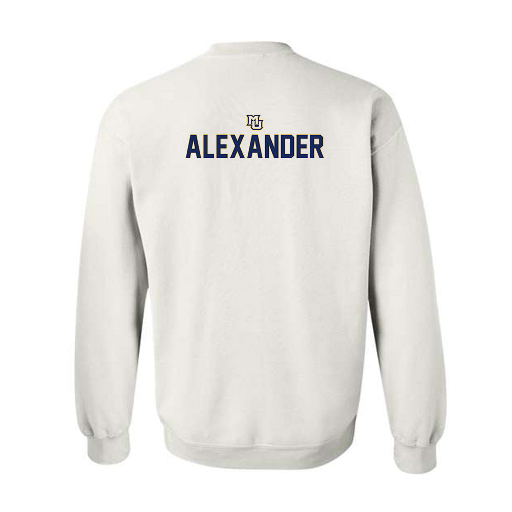 Marquette - NCAA Women's Lacrosse : Taylor Alexander - Generic Shersey Crewneck Sweatshirt