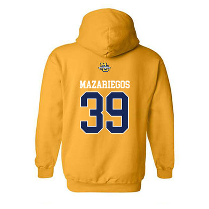 Marquette - NCAA Women's Lacrosse : Sofia Grace Mazariegos - Sports Shersey Hooded Sweatshirt