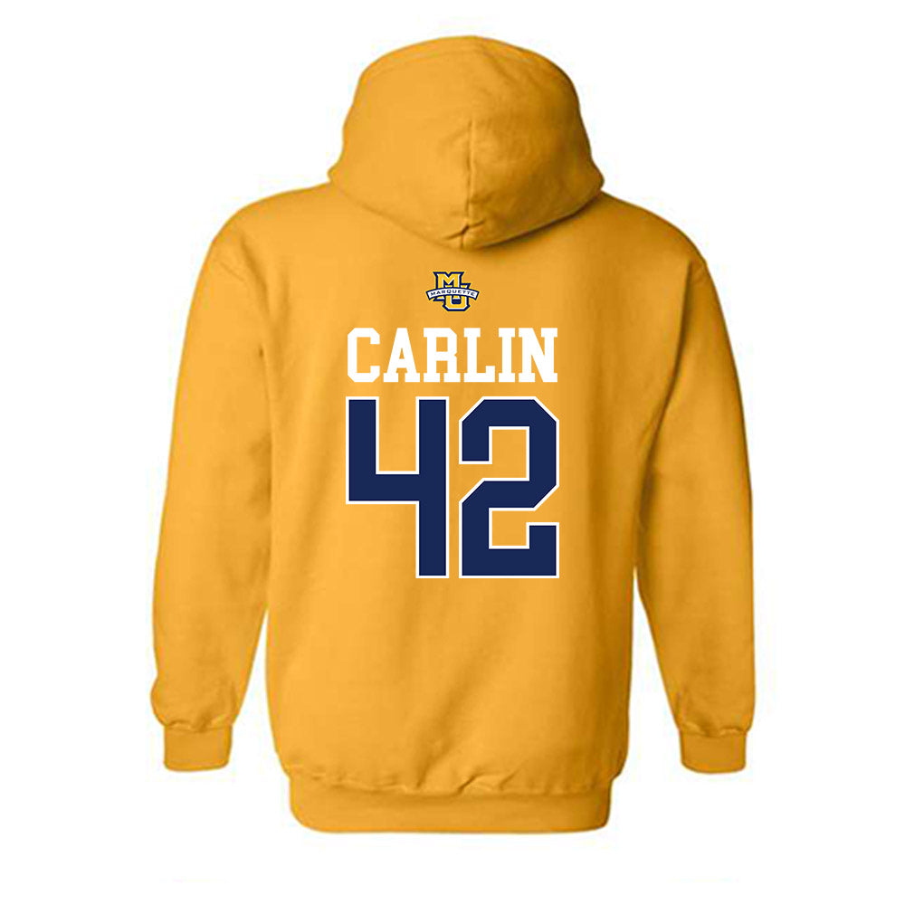 Marquette - NCAA Women's Lacrosse : Annabel Carlin - Sports Shersey Hooded Sweatshirt-1