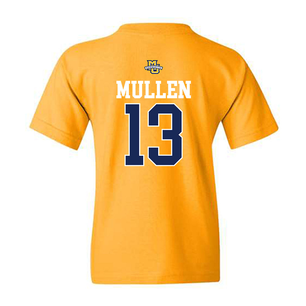 Marquette - NCAA Men's Lacrosse : Tucker Mullen - Sports Shersey Youth T-Shirt-1
