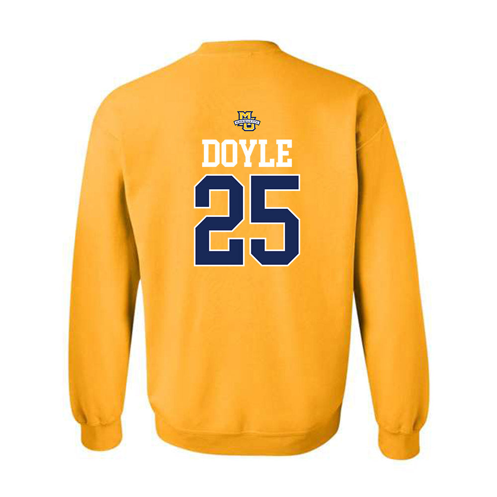 Marquette - NCAA Men's Lacrosse : Ryan Doyle - Sports Shersey Crewneck Sweatshirt-1