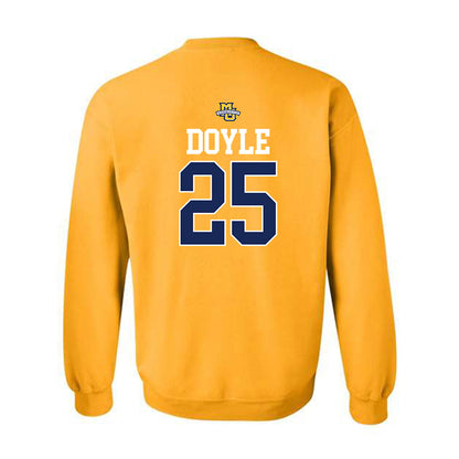 Marquette - NCAA Men's Lacrosse : Ryan Doyle - Sports Shersey Crewneck Sweatshirt-1