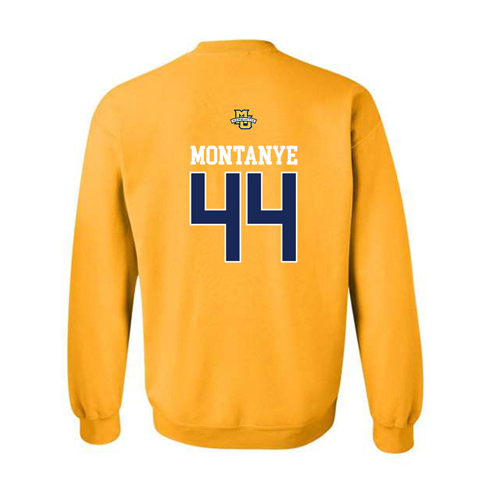 Marquette - NCAA Men's Lacrosse : Luke Montanye - Sports Shersey Crewneck Sweatshirt-1