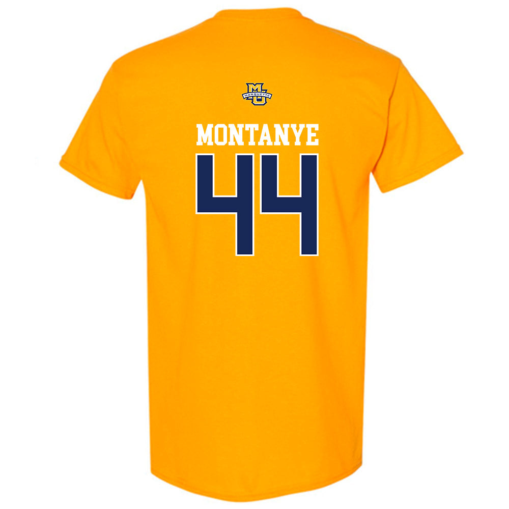 Marquette - NCAA Men's Lacrosse : Luke Montanye - Sports Shersey T-Shirt-1
