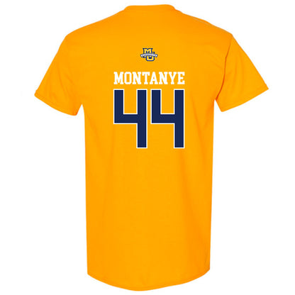 Marquette - NCAA Men's Lacrosse : Luke Montanye - Sports Shersey T-Shirt-1