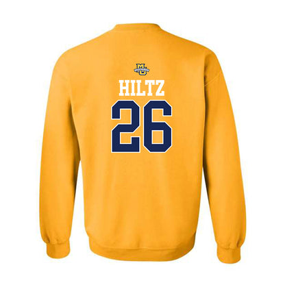 Marquette - NCAA Men's Lacrosse : Hayden Hiltz - Sports Shersey Crewneck Sweatshirt