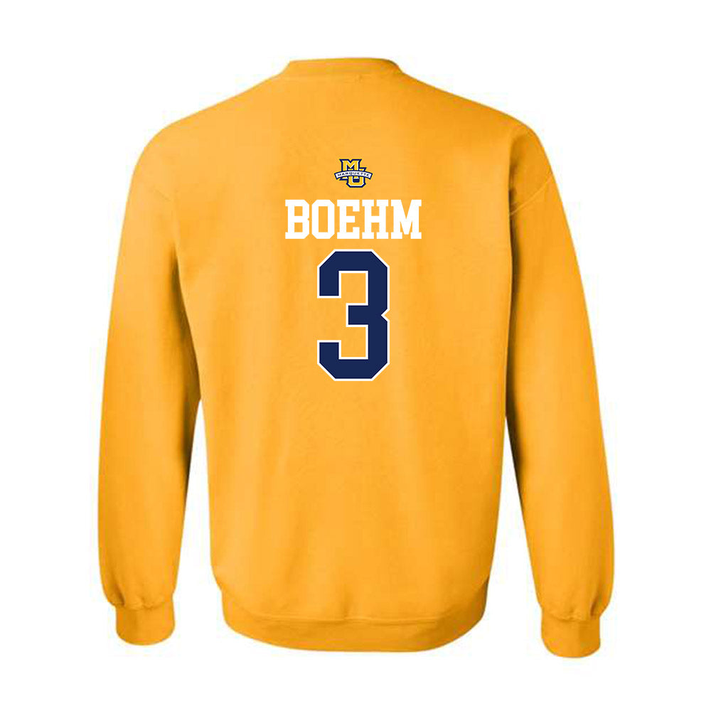Marquette - NCAA Women's Lacrosse : Tessa Boehm - Sports Shersey Crewneck Sweatshirt-1